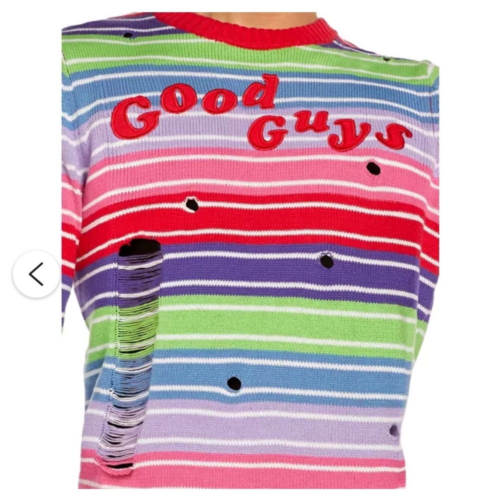 ADULT Chucky Plus Size Sweater/Size XXLarge - Picture 12 of 12
